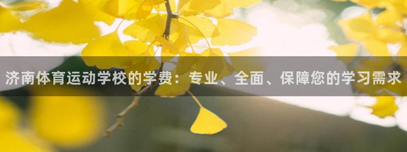 米兰体育官方正版app娱乐:济南体育运动学校的学费:专业、全